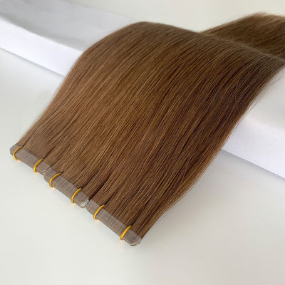 Estensioni di capelli umani russi a doppio disegno da 20 pollici. Estensioni di capelli a nastro personalizzate.