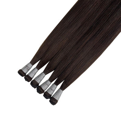 Spedizione FedEx / DHL / Aramex / TNT Estensione di capelli a doppio tracciato Remy Legata a mano