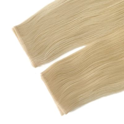 Remy Hair Skin Weft Seamless Double Drawn Cuticle Allineato Russian Weft Hair Extensions