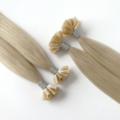Russia Keratina U Tip Estensioni di capelli umani Vergine grezza doppia disegnata Remy Costo di spedizione