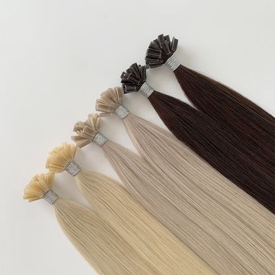 UT-23502 Muti-Color U/Nail Tip Estensioni di capelli umani Senza intreccio Senza perdita 1g/filamento