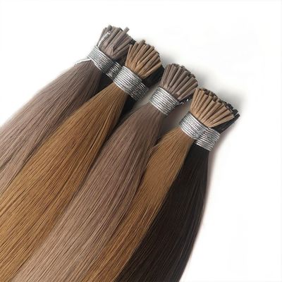 Estensioni di capelli umani 100% Remy russo I-Tip Muti-Color