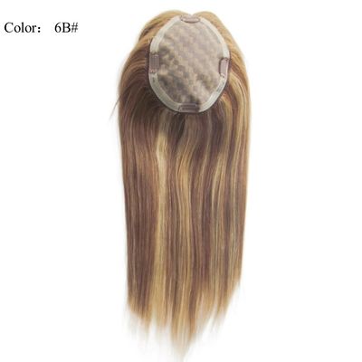 Capelli umani Topper a mano legato Mono Top Piece per la base completa Lace Perugia