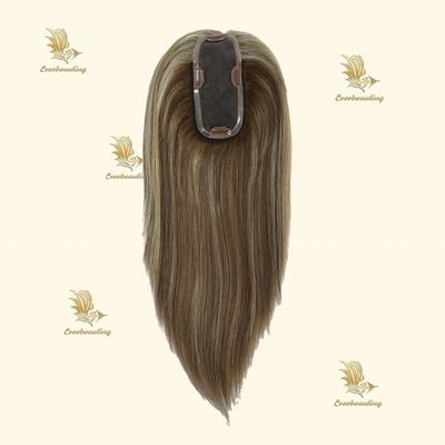 5*6.5 pollici di doppio nodo mono PU capelli per le donne base di seta in monofilamento invisibile