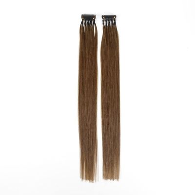 Nessuna caduta di capelli vergini russi Cuticule allineata Estensioni di capelli 6D 2nd generazione