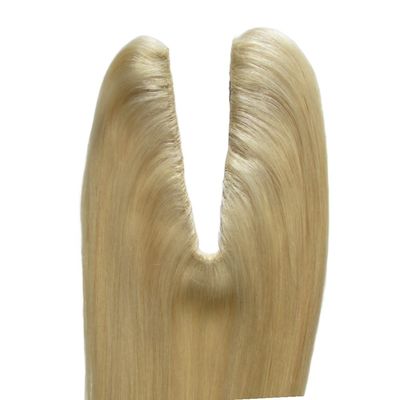 Blonde Straight Texture U Part Closure US Topper per estensioni di capelli