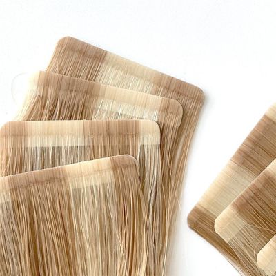 Personalizzazione Salone doppia cuticule disegnata allineata senza cuciture di nastro umano estensioni di capelli