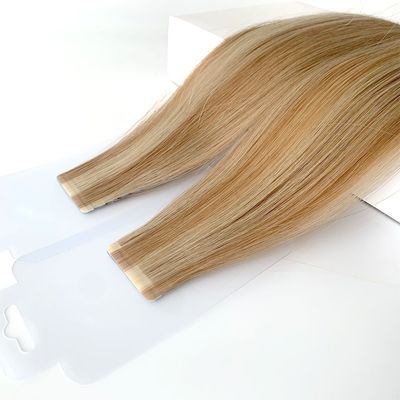 Personalizzazione Salone doppia cuticule disegnata allineata senza cuciture di nastro umano estensioni di capelli