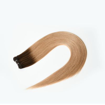 100 Remy Capelli umani cuciti in trama Estensioni di trama bionde russe per capelli