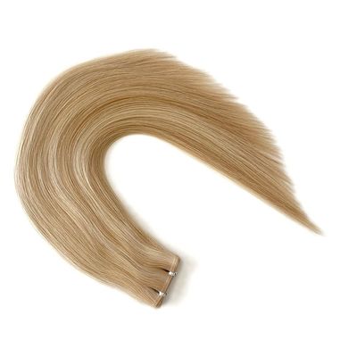 24 pollici di tessuto in PU invisibile senza cuciture 100% estensione dei capelli umani per saloni e donne