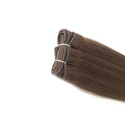 Colorabile capelli umani russi Machine Weft Estensioni 100% cuticule vergine capelli allineati