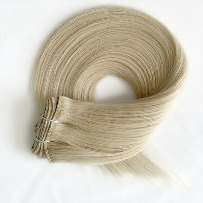 100g/confezione Bionda Remi doppia trama di capelli umani Trama personalizzata