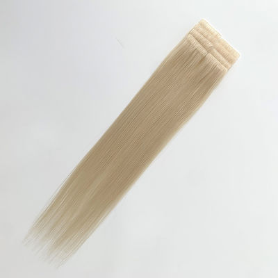 Capelli vergini invisibili senza cuciture Stile rettilineo Nastro pre-incollato Estensioni di capelli umani