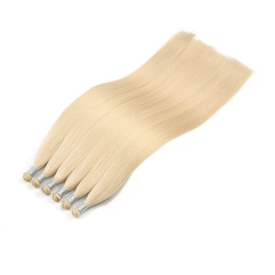 Muti-Color Genius Weft Capelli umani Incastro No 100% Vergine russa Estensioni non trattate