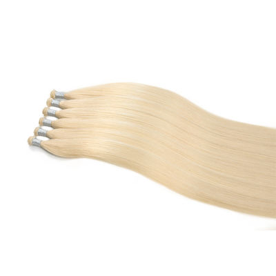24 pollici genio trama doppia disegnata sottile invisibile legato a mano Virgin Remy estensioni di capelli