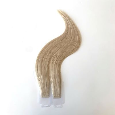 Coltello pre-connesso estensione dei capelli umani Invisibile legato a mano Nastro iniettato senza cuciture Nastro