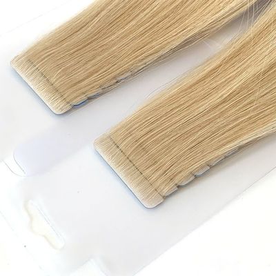 Invisibile Nastro di capelli senza cuciture Estensioni di capelli della cuticule russa Nastro iniettato nei capelli
