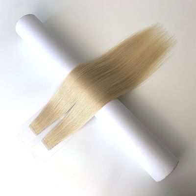 Invisibile Nastro di capelli senza cuciture Estensioni di capelli della cuticule russa Nastro iniettato nei capelli