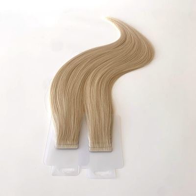 Invisibile Nastro di capelli senza cuciture Estensioni di capelli della cuticule russa Nastro iniettato nei capelli