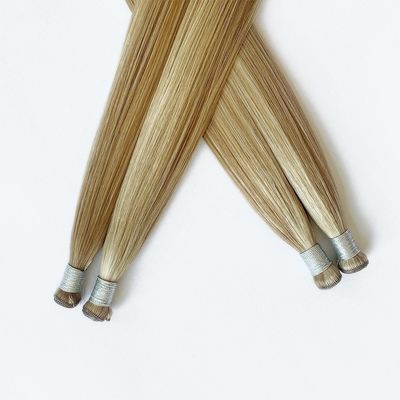 Stile rettilineo genio taglio capelli umani skin weft tape estensioni con colla e colla