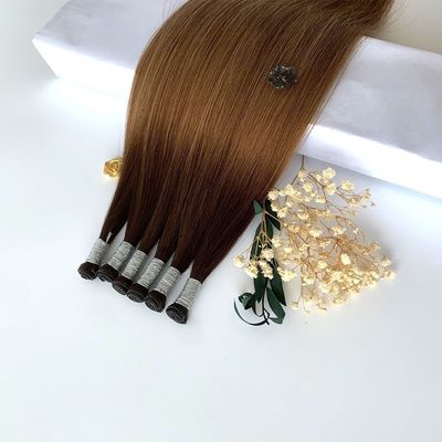 Genius Weft 100g capelli umani cuticule capelli allineati doppiamente disegnati Tempo di consegna stimato
