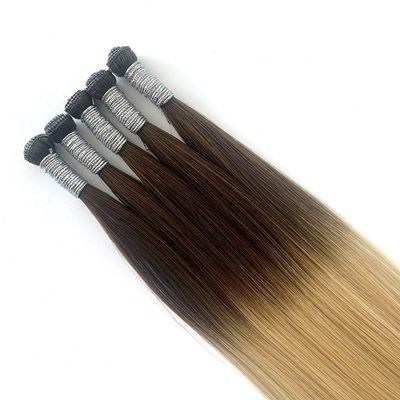 Genius Weft 100g capelli umani cuticule capelli allineati doppiamente disegnati Tempo di consegna stimato