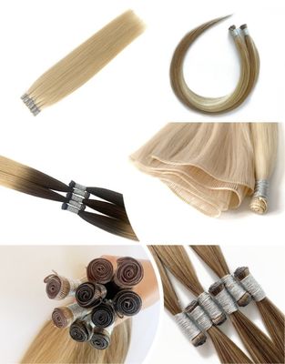 Estensioni di capelli a doppio disegno Genius 100g/pacco Spedizione con FedEx/DHL/Aramex/TNT