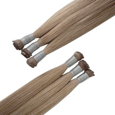 Estensione di capelli a trama a mano senza intreccio senza perdita di capelli vergini a doppio tratto