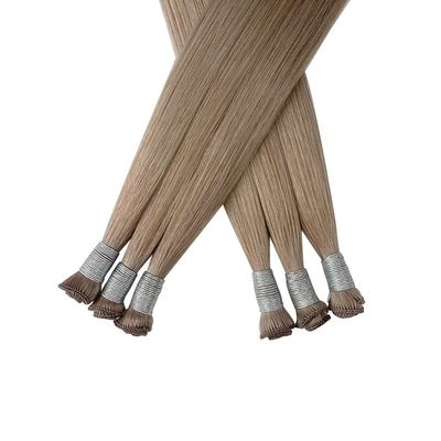 Estensione di capelli a trama a mano senza intreccio senza perdita di capelli vergini a doppio tratto