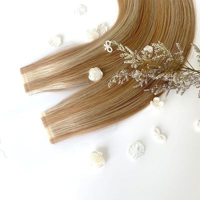 Nastro ultra sottile per capelli umani vergini Remy senza cuciture Muti-Color nelle estensioni dei capelli Nastro americano