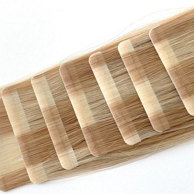 Nastro ultra sottile per capelli umani vergini Remy senza cuciture Muti-Color nelle estensioni dei capelli Nastro americano