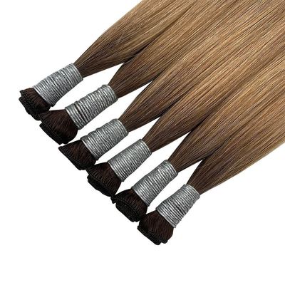 100 g/confezione Capelli brasiliani a trama piatta, cuticule a doppio tratto, estensioni di capelli umani intatti
