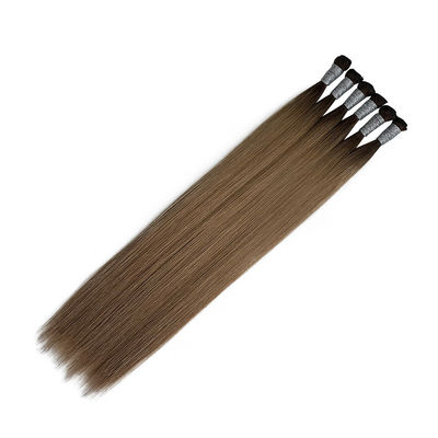 100 g/confezione Capelli brasiliani a trama piatta, cuticule a doppio tratto, estensioni di capelli umani intatti