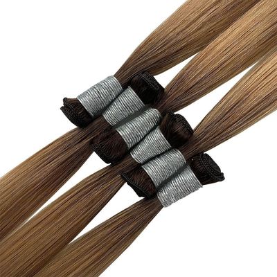 100 g/confezione Capelli brasiliani a trama piatta, cuticule a doppio tratto, estensioni di capelli umani intatti