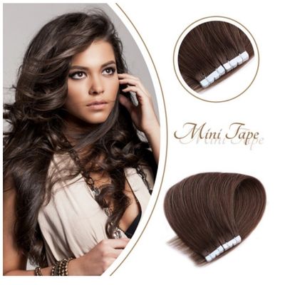 Mini nastro per capelli europei in estensioni di capelli umani reali