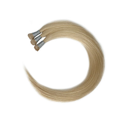 Genius Weft Upgrade Handtied Weft Morbido e sottile Colore scuro Estensione dei capelli Senza perdita