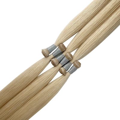 Genius Weft Upgrade Handtied Weft Morbido e sottile Colore scuro Estensione dei capelli Senza perdita