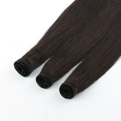 Pelle umana russa a doppia trazione con stringi a mano di grado 12A Estensioni di capelli con stringi a mano