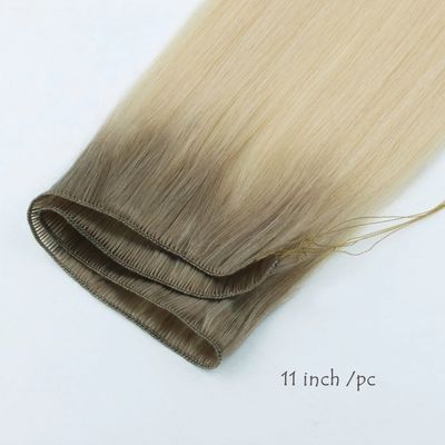 0.300kg Peso del pacchetto Legato a mano Vergine russa Remy Estensioni di capelli senza capricci