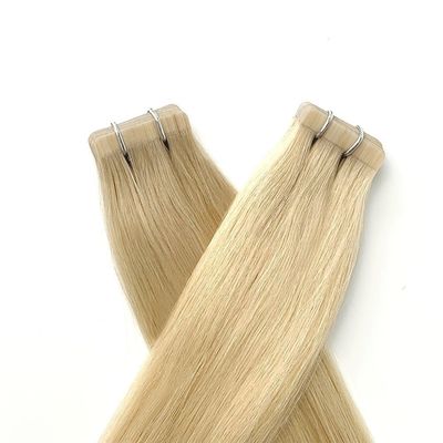 Nastro per capelli umani riutilizzabile da 20 pollici in estensioni con capelli vergini grezzi allineati con cuticule