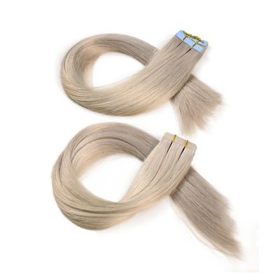 Nastro per capelli umani riutilizzabile da 20 pollici in estensioni con capelli vergini grezzi allineati con cuticule