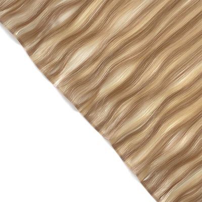 PW-24268 US Estensione della trama cutanea con buchi Cuticule allineata Capelli vergini grezzi Xo Trama a buchi
