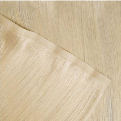 Colore personalizzato PU skin weft senza cuciture estensione dei capelli umani per donne e standard di salone
