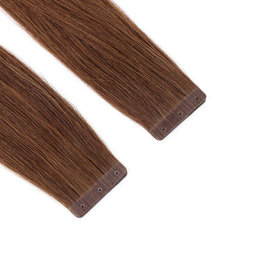 Prodotto per capelli allineati a cuticule completa Estensioni di nastro a fori Stile retto in moneta statunitense