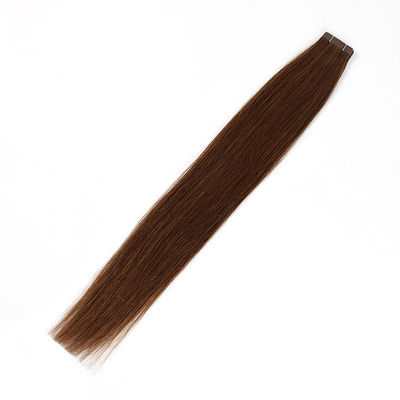 Prodotto per capelli allineati a cuticule completa Estensioni di nastro a fori Stile retto in moneta statunitense