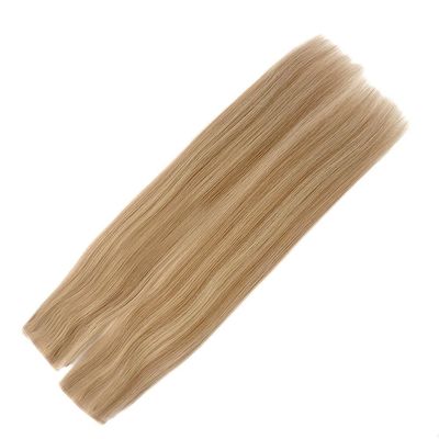 Remy Hair Dyeable PU Skin Weft /Tape Weft Extension con highlight tape nelle estensioni dei capelli