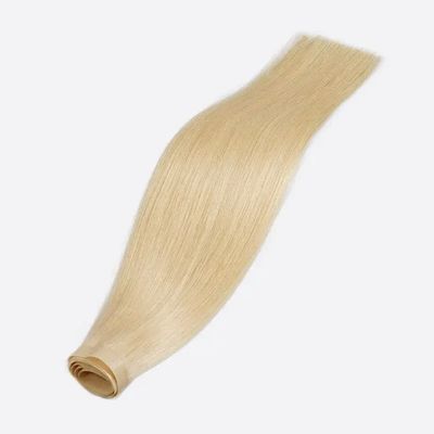 Fettura per capelli di pelle in PU a doppio tracciato in stile rettilineo con diversi colori e prezzi
