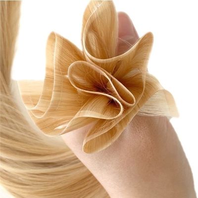 Capelli umani in stile rettilineo PU Legato a mano Mini Legato a mano per i capelli Remy