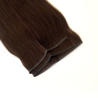 Mini capelli a trama piatta con trama della pelle in PU e cuticule allineata a doppio tratto PW-24268