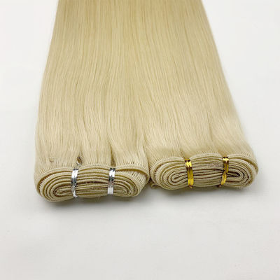 Capelli a doppio tratto, tessitura russa, estensioni di capelli rettilineo, senza perdite.